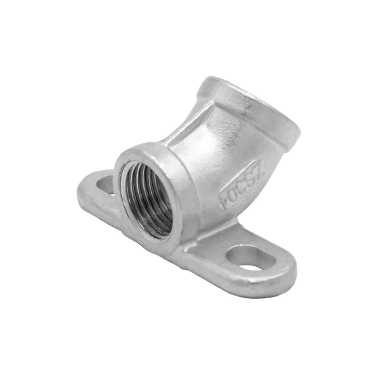 45-Degree nga Elbow nga adunay Mounting Bracket