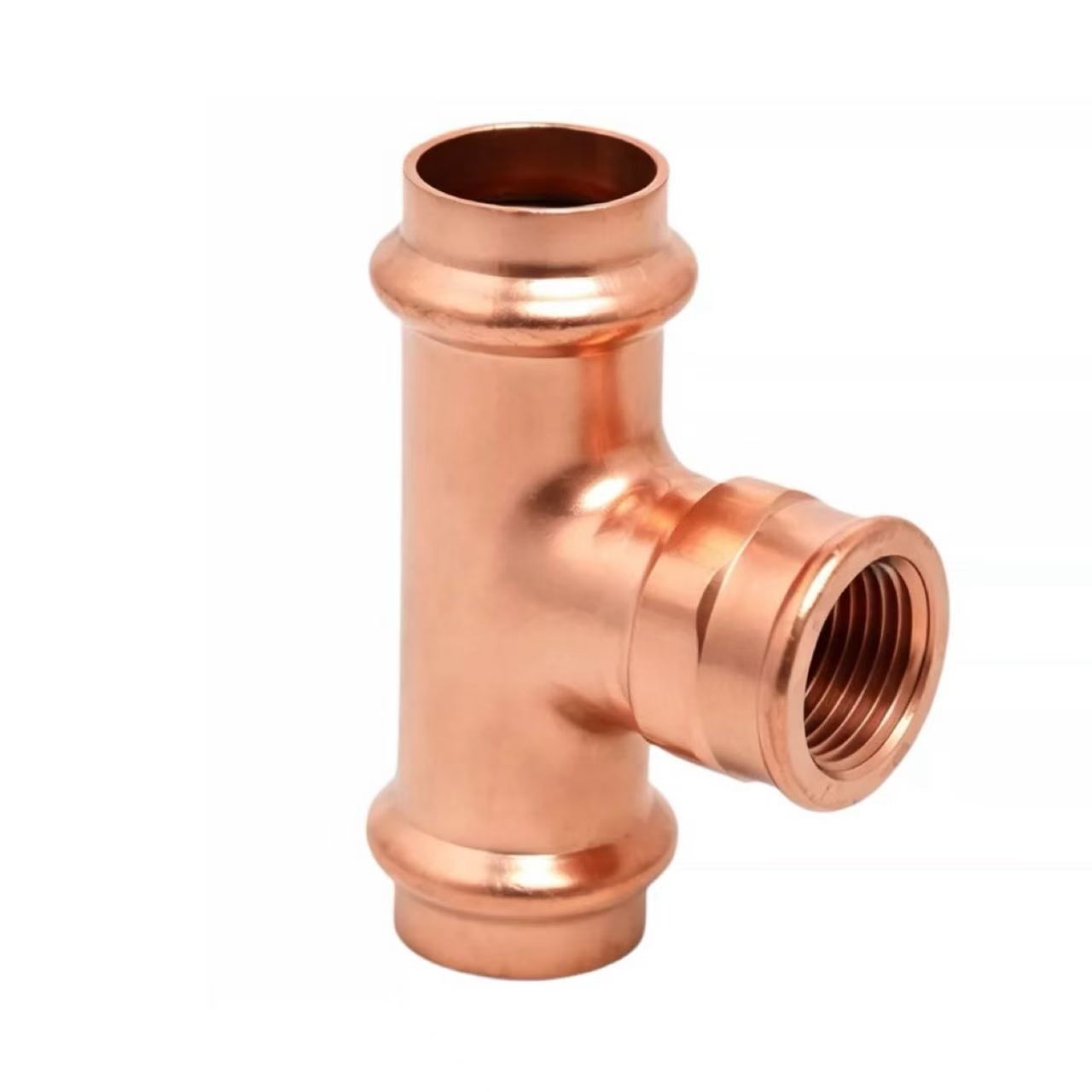 Doble nga Clamp Internal Thread Tee Connector