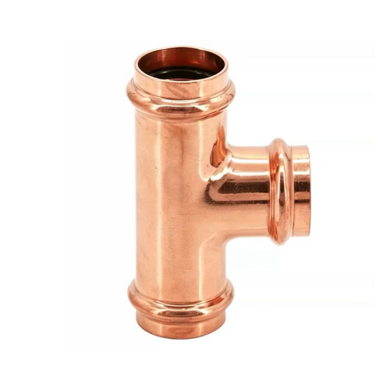 Doble-Press Equal Tee Plumbing Fitting