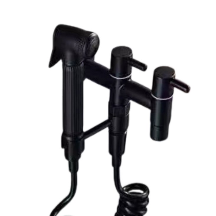 Dual-Control Pressurized Flushing Faucet Spray Gun