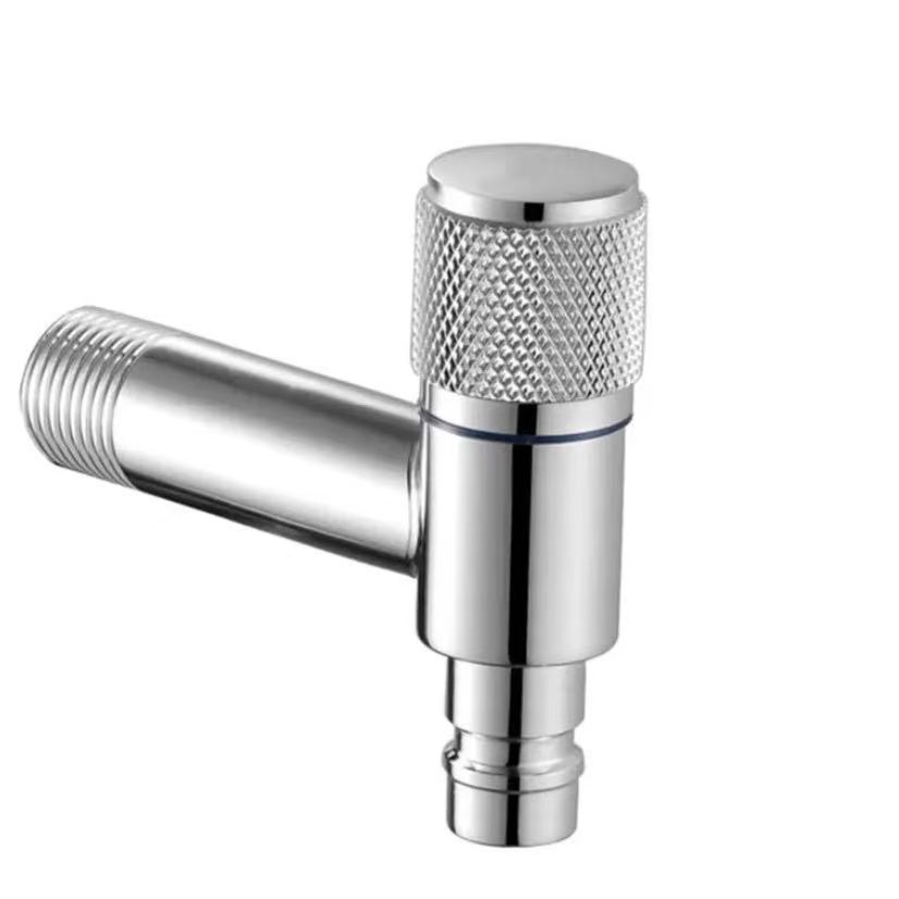 Gipadako nga Knurled Handle Water-Stop Angle Valve