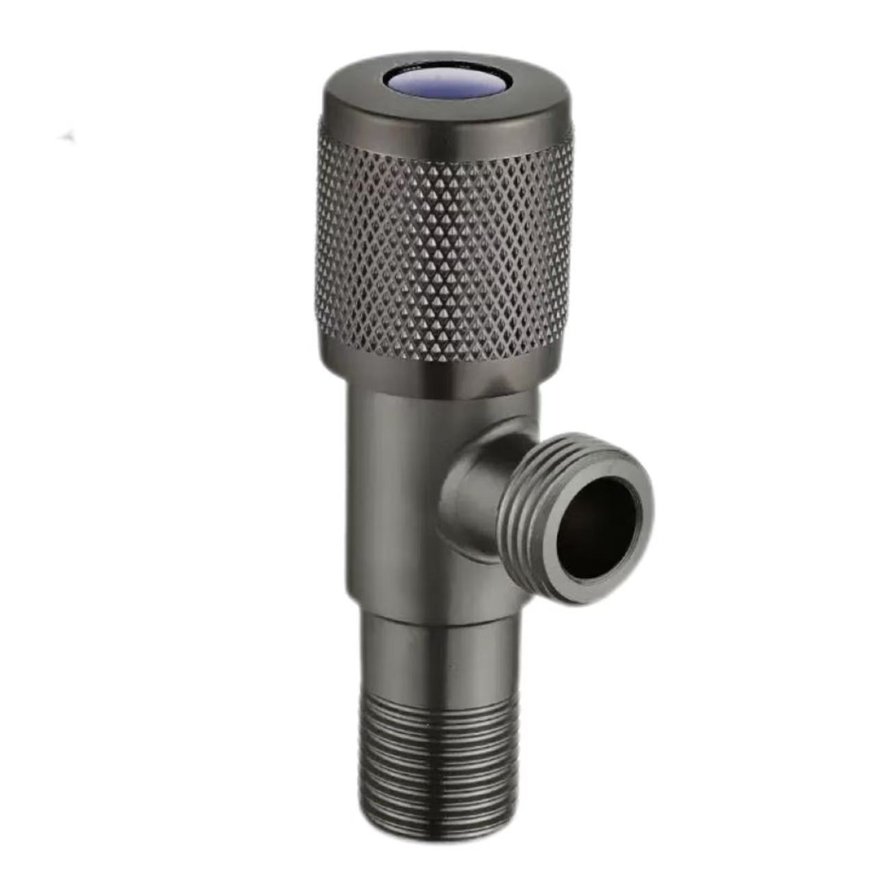 Gunmetal Knurled Handle Universal Hot Ug Cold Water Inlet Valve