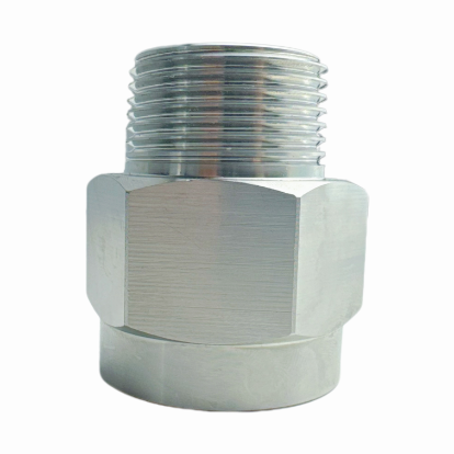 Hexagonal external thread welding joint