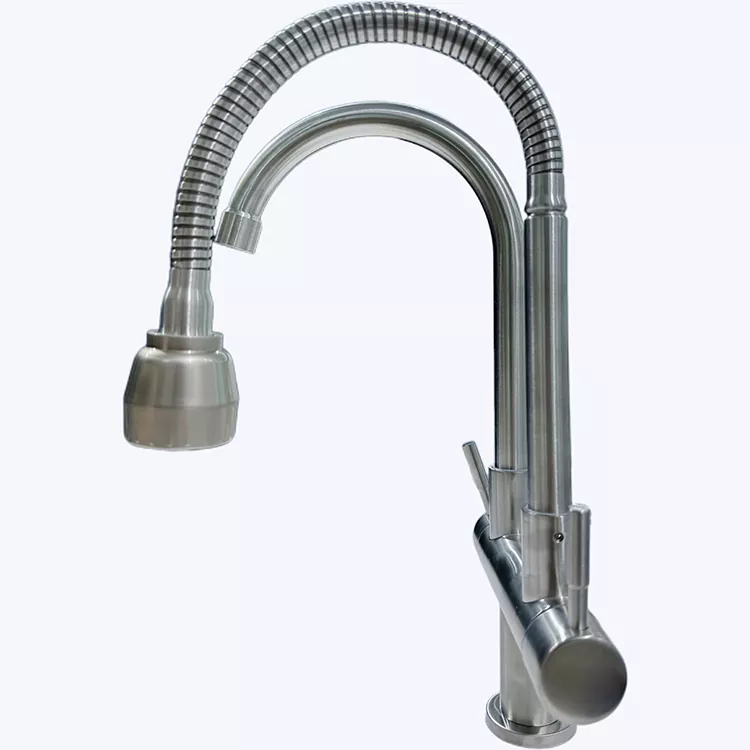Kusina nga Nagatuyok nga Single-Cold Dual-Pipe Double-Outlet Faucet