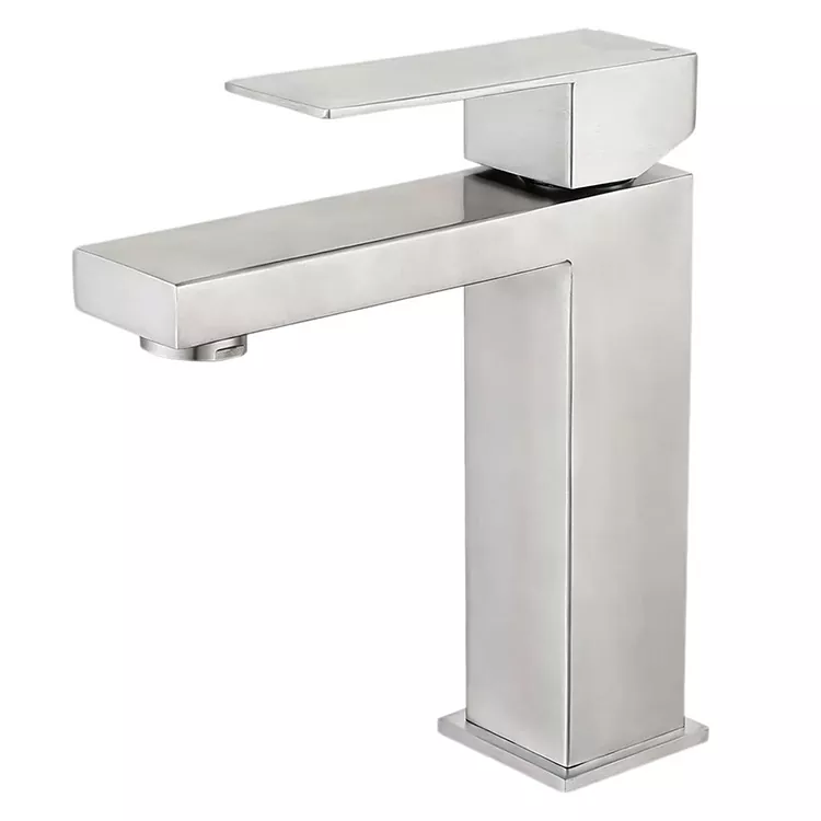 Minimalist Geometric Hot Ug Cold Basin Faucet
