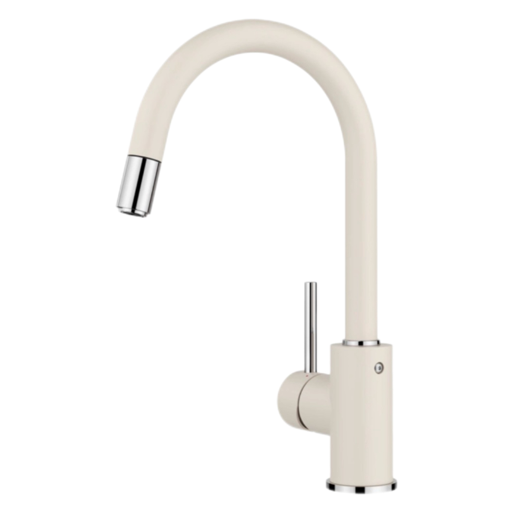 Minimalist nga Gooseneck Hot Ug Bugnaw nga Kusina Pull-Out Faucet Minimalist nga Gooseneck Hot Ug Bugnaw nga Kusina Pull-Out Faucet