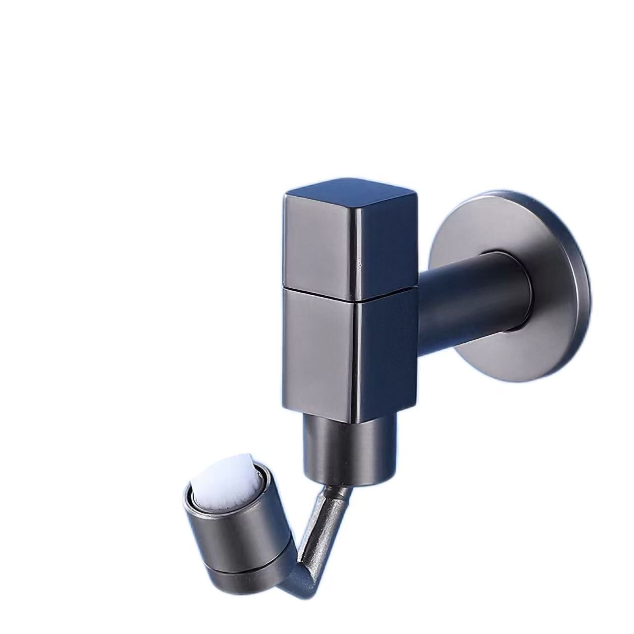 Minimalist nga Gray Swirl Wall-Mounted Faucet