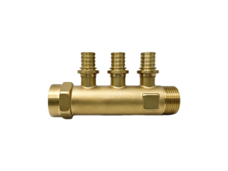 Usa ka piraso nga brass manifold
