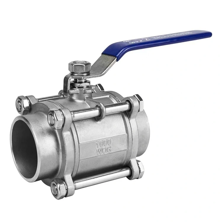 Dali nga Pag-instalar nga Fixed 3PC Butt-Weld Ball Valve