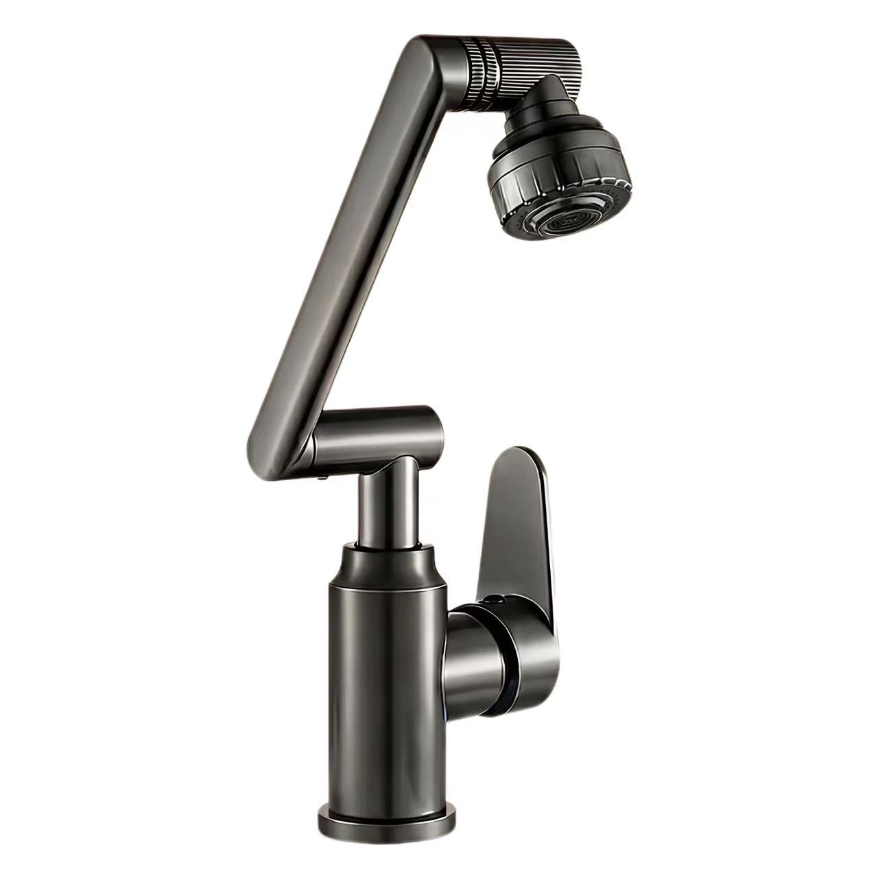 Nagtuyok nga Robotic Arm Hot Ug Cold Basin Faucet