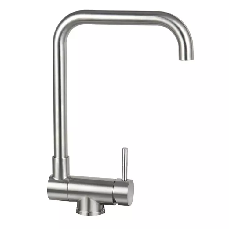 Pito ka Karakter nga Nagatuyok nga Pagpilo sa Kusina nga Mainit Ug Bugnaw nga Faucet