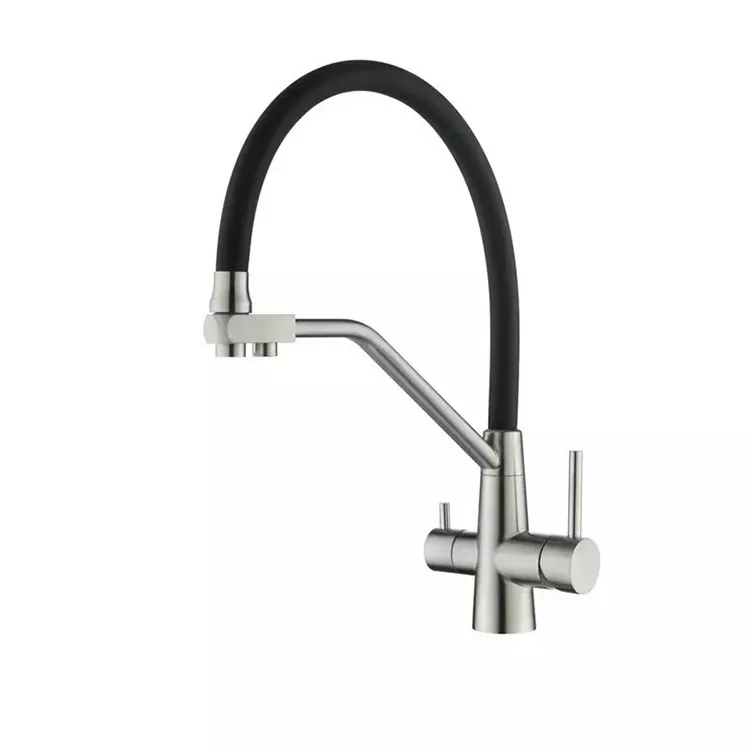 Silicone Pull-Out Hose 3-In-1 Hot Ug Cold Water Faucet