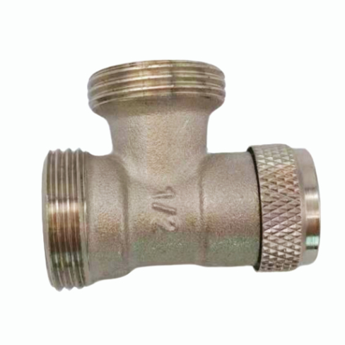 T-shaped nga hydraulic compression tube fitting