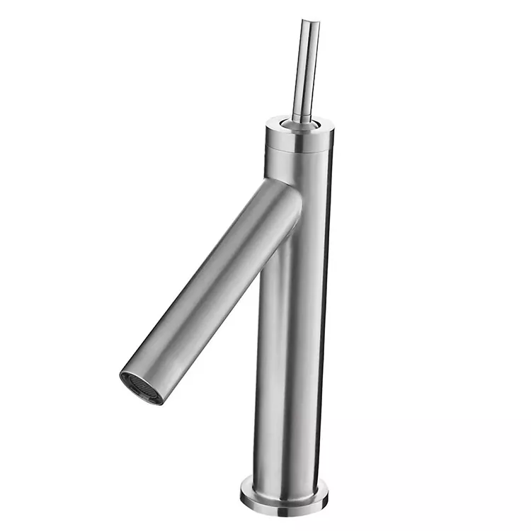 Top Handle Cylindrical Hot Ug Cold Basin Faucet