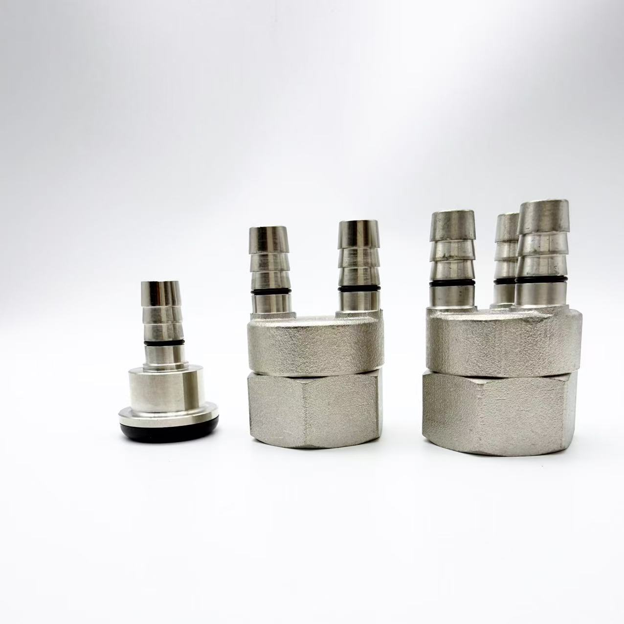 Ang union-type nga barb fitting para sa branch pipe, detachable